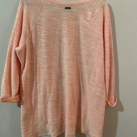 Columbia Womens Lightweight Sweater Texture Knit Boho Tribal Camping sz XL - Picture 3 of 4